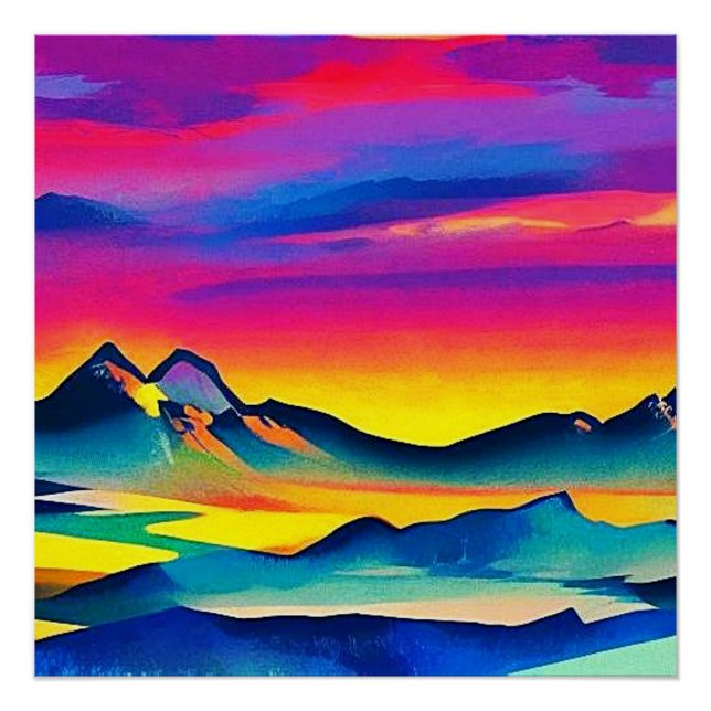 Póster Fjellandskap 10 (Anverso)