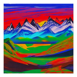 Póster Fjellandskap 8