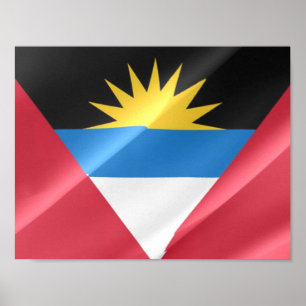 Póster Flag . Antigua and Barbuda -