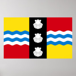 Póster Flag of Bedfordshire Poster
