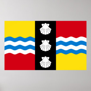 Póster Flag of Bedfordshire Poster