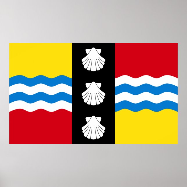 Póster Flag of Bedfordshire Poster (Frente)