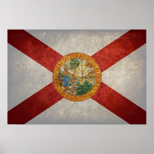 Póster Flag of Florida