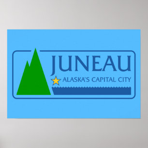 Póster Flag of Juneau, Alaska