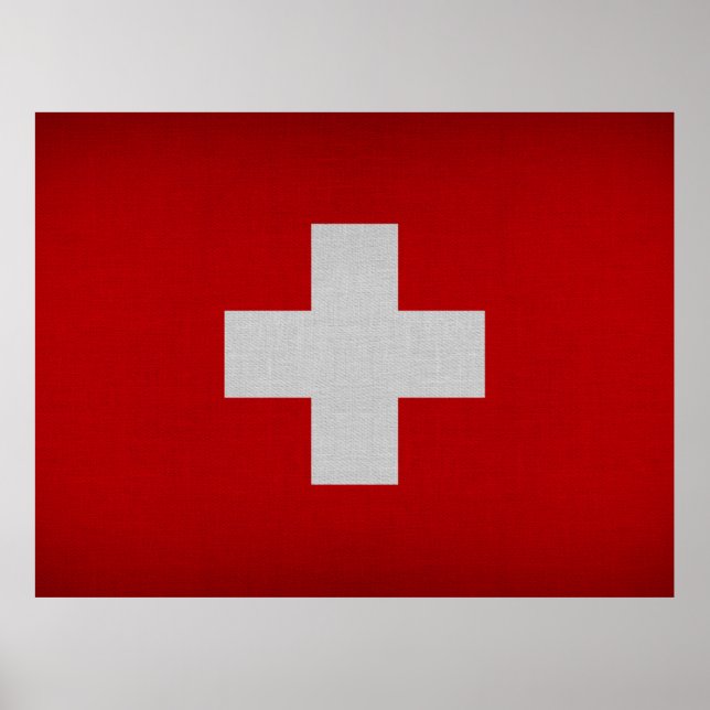 Póster Flag of Switzerland (Frente)