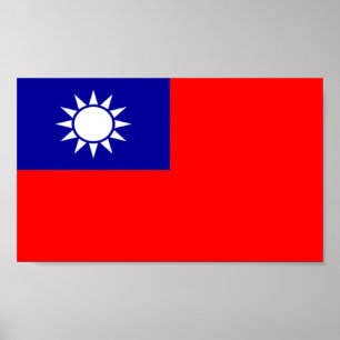 Póster Flag of Taiwan