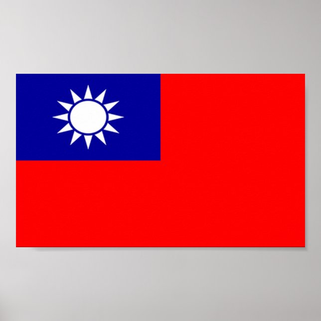 Póster Flag of Taiwan (Frente)