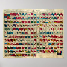 Póster Flags of the World 1784