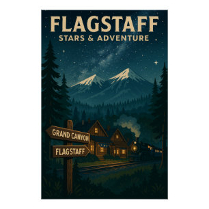 Póster Flagstaff - Puerta al Gran Cañón