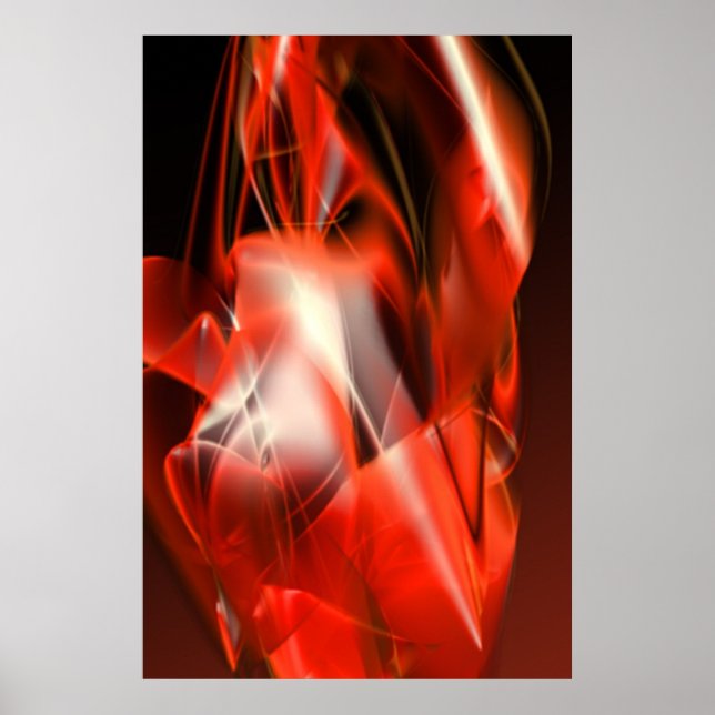 Póster flama roja v1 (Frente)