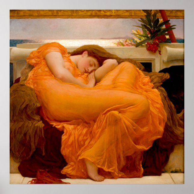 Póster Flamante junio de Sir Frederic Leighton (Frente)