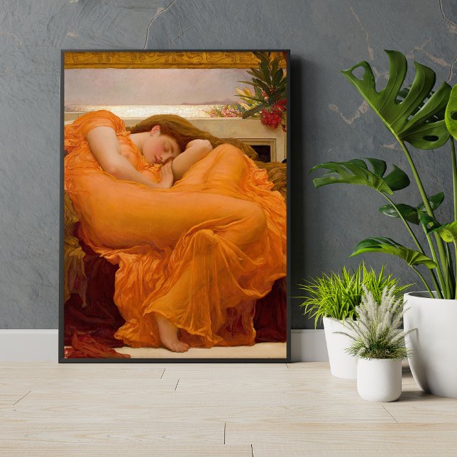 Póster Flamante junio por Frederic Leighton Naranja Bella (Subido por el creador)