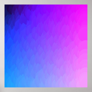 Póster Flamas rosadas rosadas de color rosa azul púrpura