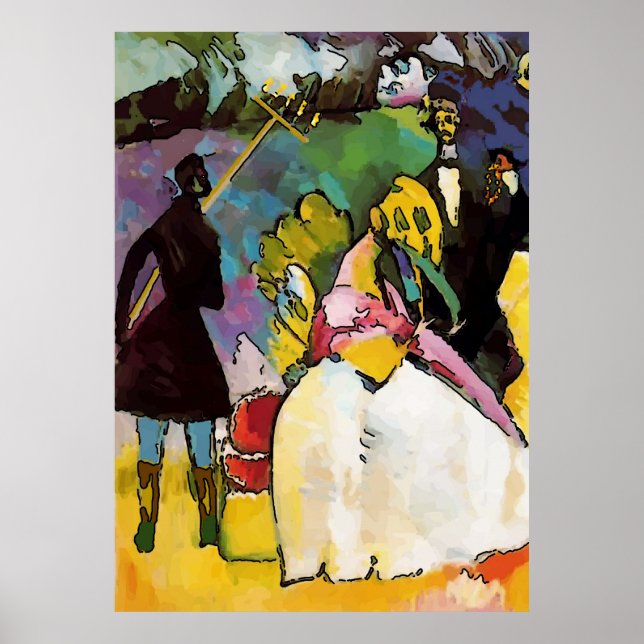 Póster Flambeau en el desfile de Mardi Gras (Frente)