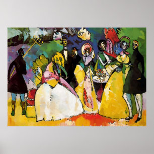 Póster Flambeau en el Fiesta Mardi Gras