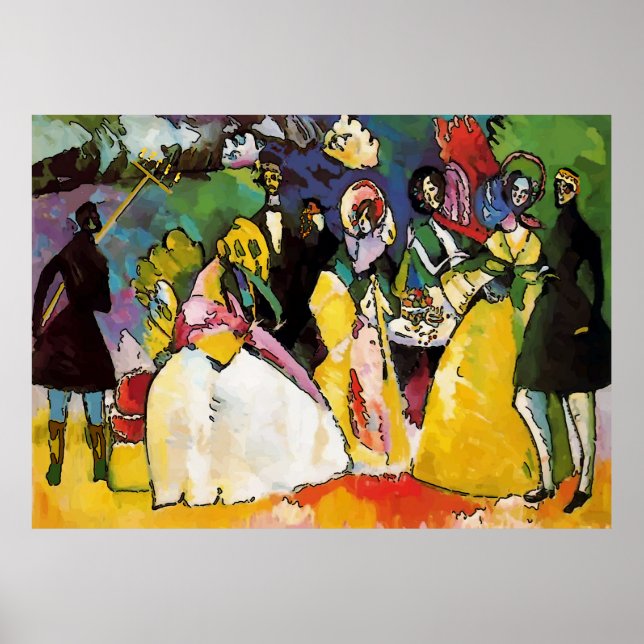 Póster Flambeau en el Fiesta Mardi Gras (Frente)