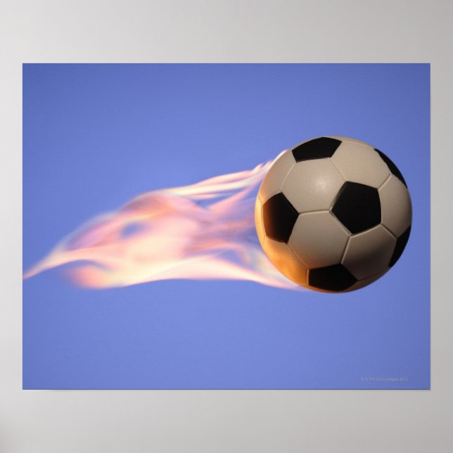 Póster Flame Football (Frente)