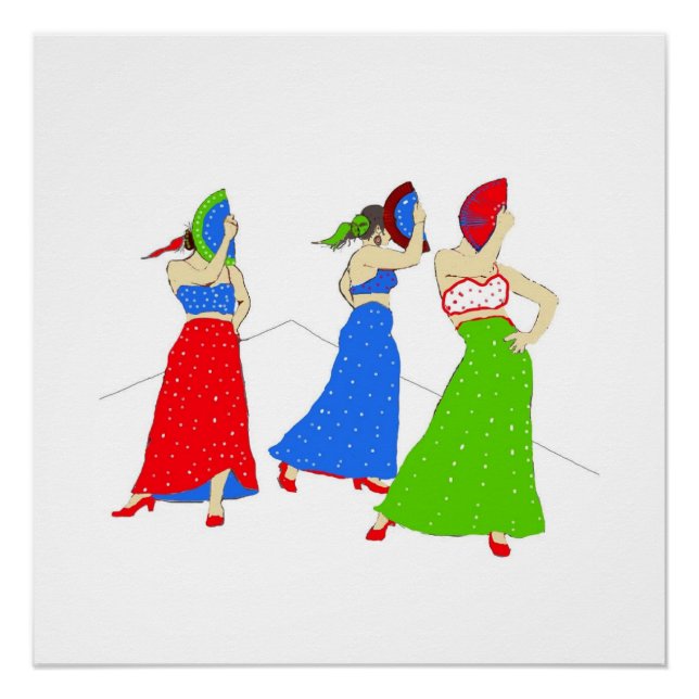Póster Flamenco (Anverso)
