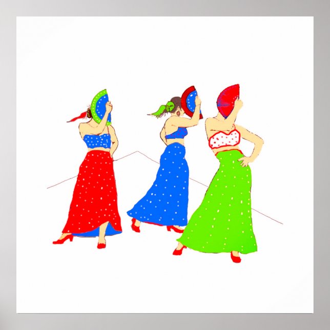 Póster Flamenco (Frente)