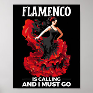 Póster Flamenco bailarín español Flamenco Dan