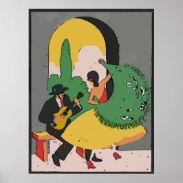 Póster Flamenco Dance