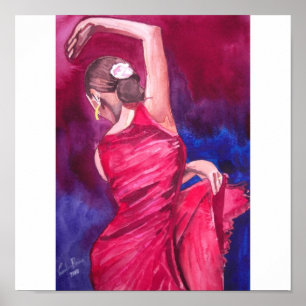 PÓSTER FLAMENCO DANCER