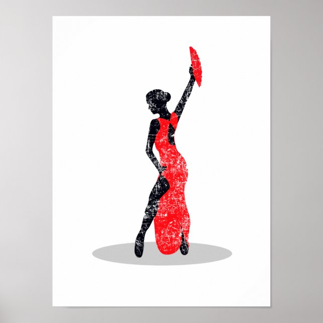Póster Flamenco Dancer (Frente)