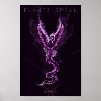 Póster Flames Speak Poster