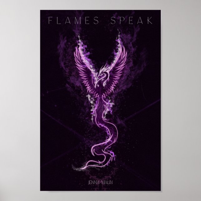 Póster Flames Speak Poster (Frente)