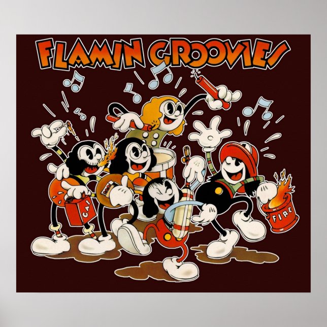 Póster Flamin Groovies Supersnazz (Frente)