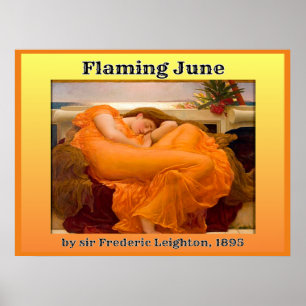 Póster Flaming June