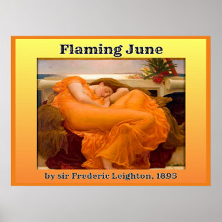Póster Flaming June