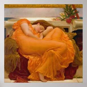 Póster Flaming June 1895