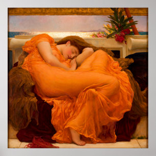 Póster Flaming June de Frederic Leighton
