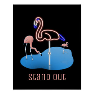 Póster Flaminglow -