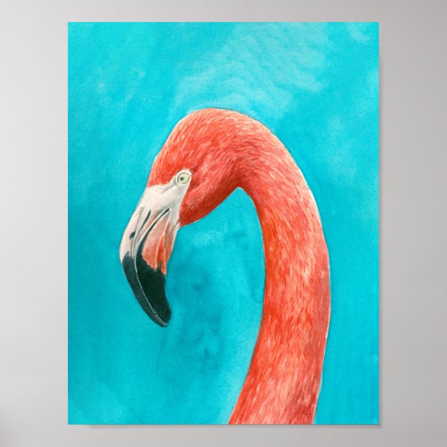 Póster Flamingo (Frente)