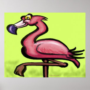 Póster Flamingo