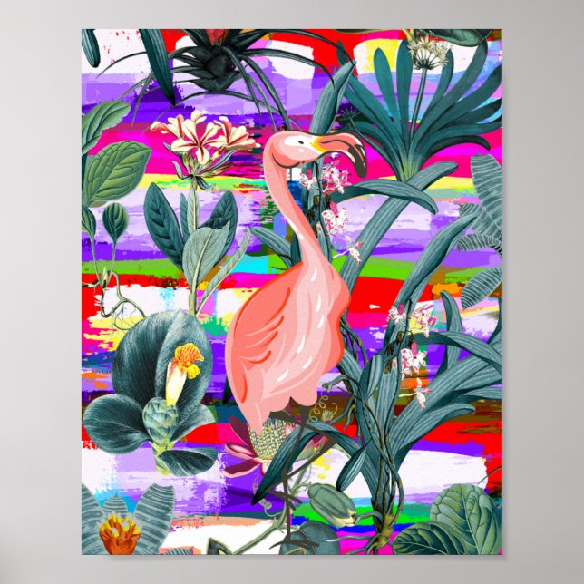 Póster Flamingo (Frente)