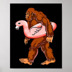 Póster Flamingo Bigfoot