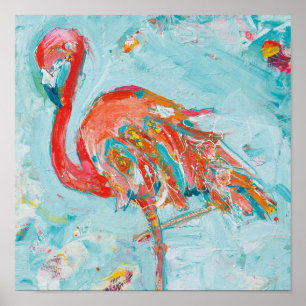 Póster Flamingo Bright