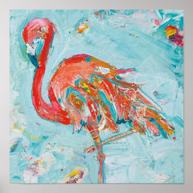 Póster Flamingo Bright (Frente)
