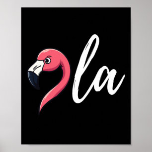 Póster Flamingo Comma La Funny Kamala Harris P