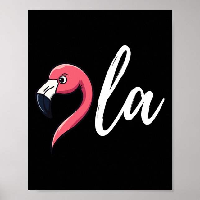 Póster Flamingo Comma La Funny Kamala Harris P (Frente)