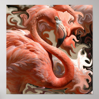 Póster Flamingo Dreams