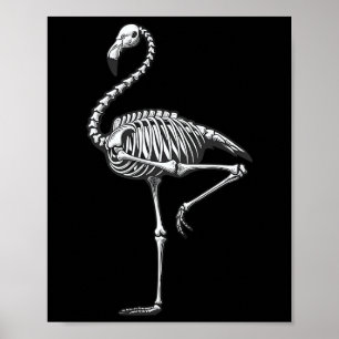 Póster Flamingo Halloween
