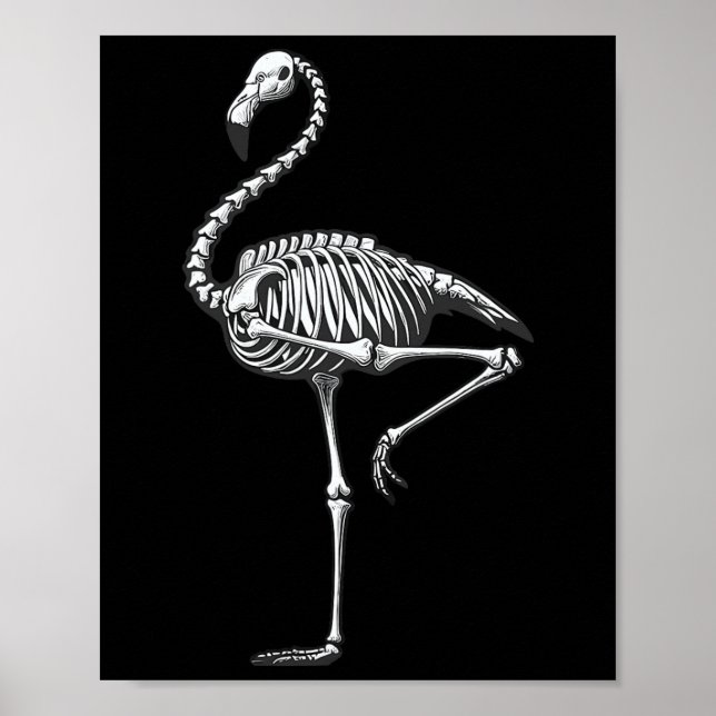 Póster Flamingo Halloween (Frente)