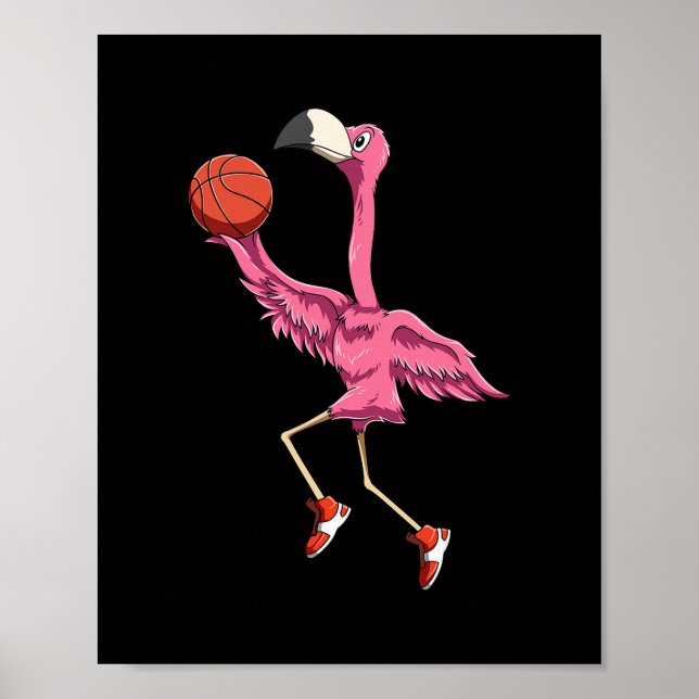 Póster Flamingo Sketll Flamingo Playing Sketll Flamingo  (Frente)