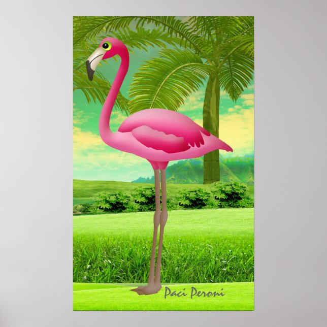 Póster Flamingo - SRF (Frente)