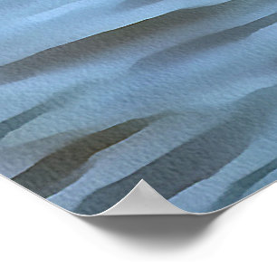 Póster Flamingos Tiempo De Alimentación Pintado Acrílico