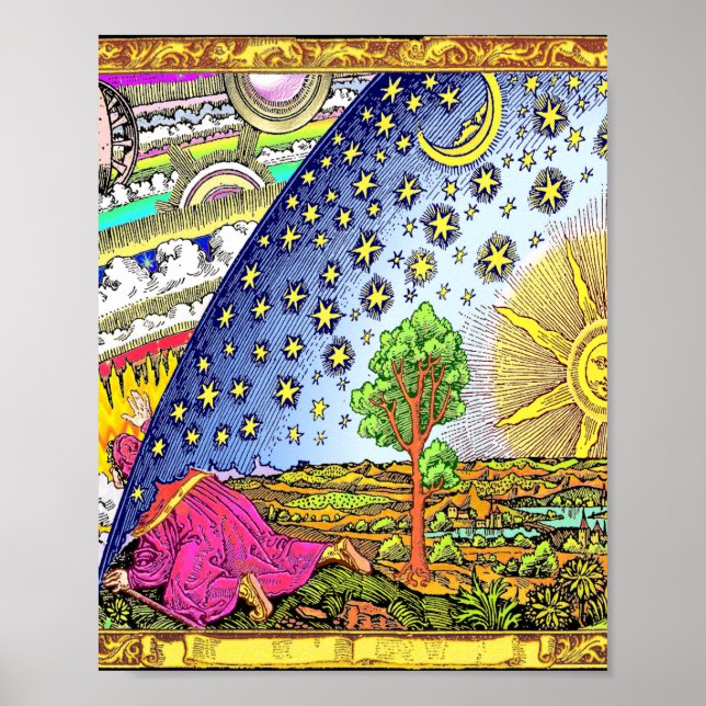 Póster Flammarion Engraving (Frente)